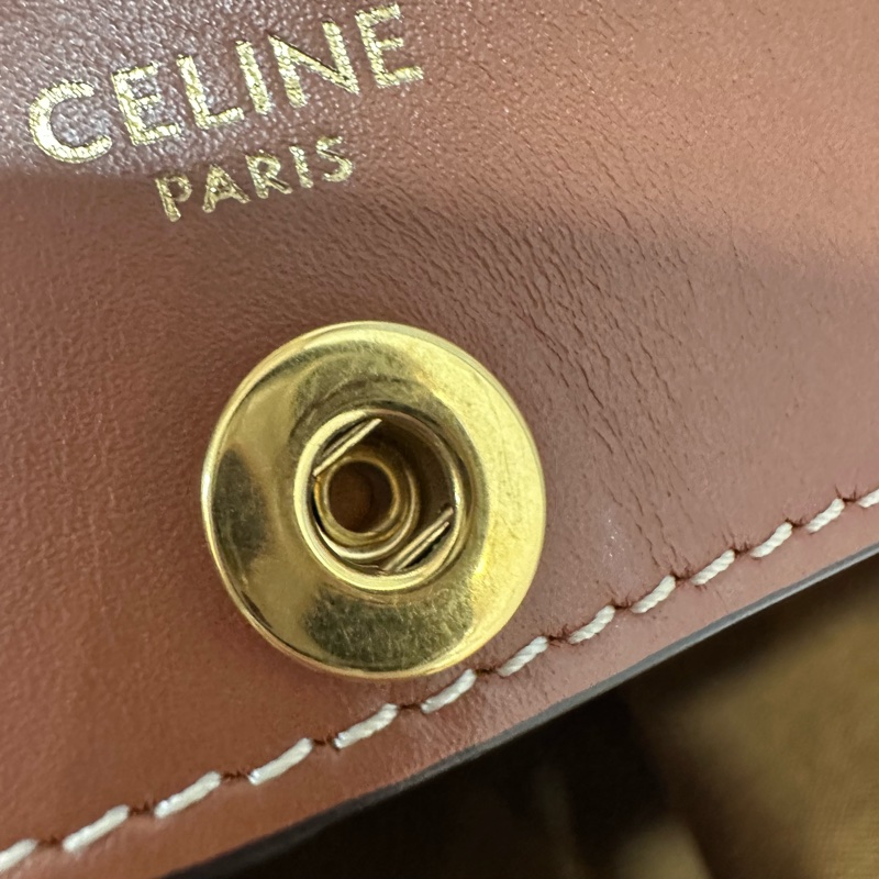 Celine 老花凱旋門金釦托特包-40