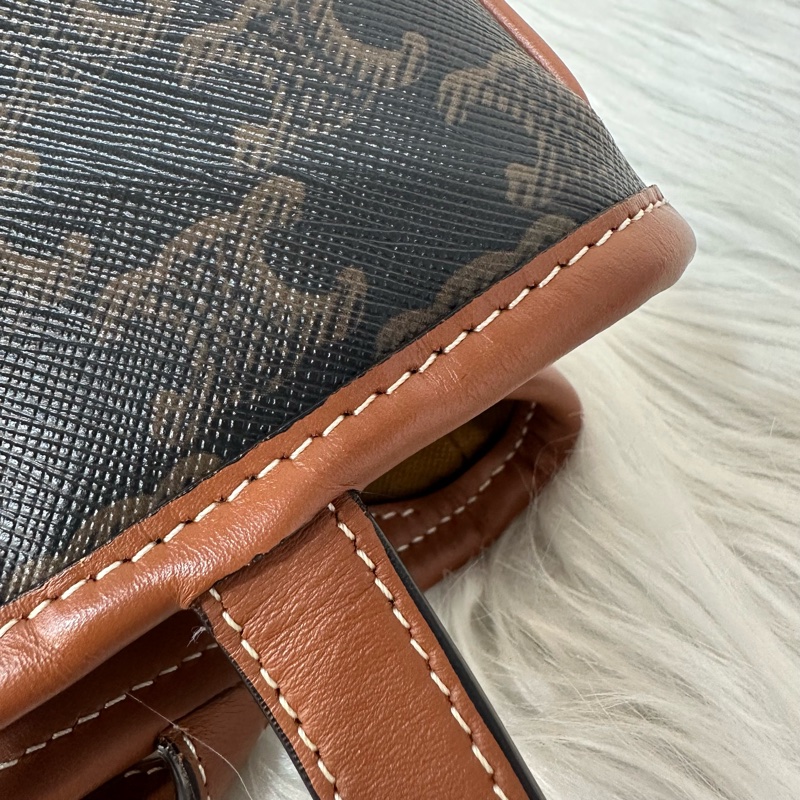 Celine 老花凱旋門金釦托特包-50