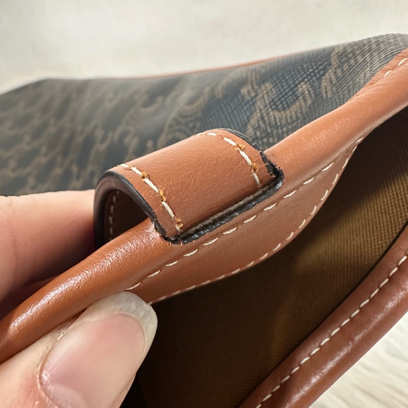 Celine 老花凱旋門金釦托特包-51