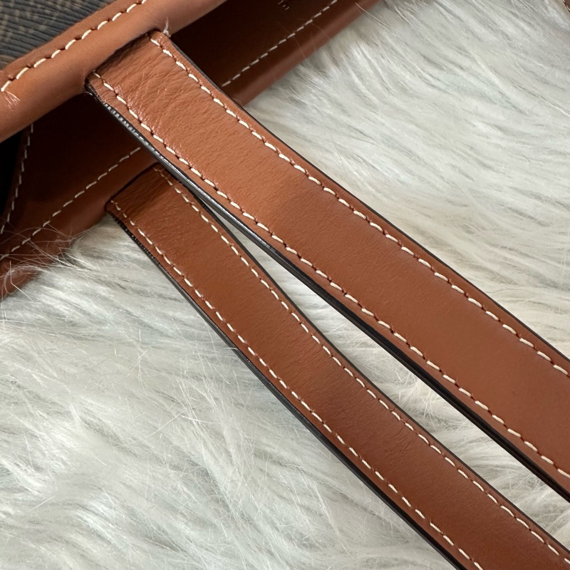 Celine 老花凱旋門金釦托特包-72