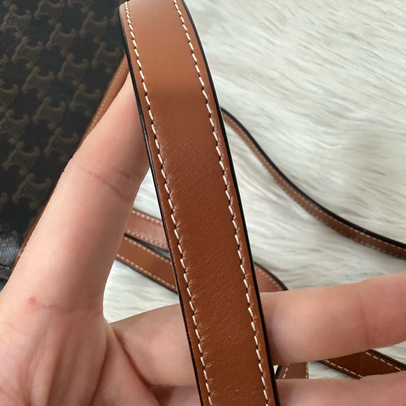 Celine 老花凱旋門金釦托特包-76