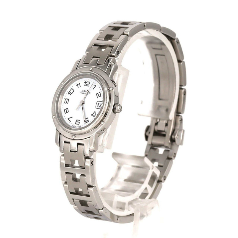 愛馬仕 Clipper CL4.210 不鏽鋼石英錶-1