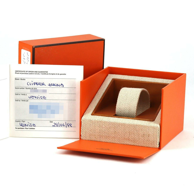 愛馬仕 Clipper CL4.210 不鏽鋼石英錶-7