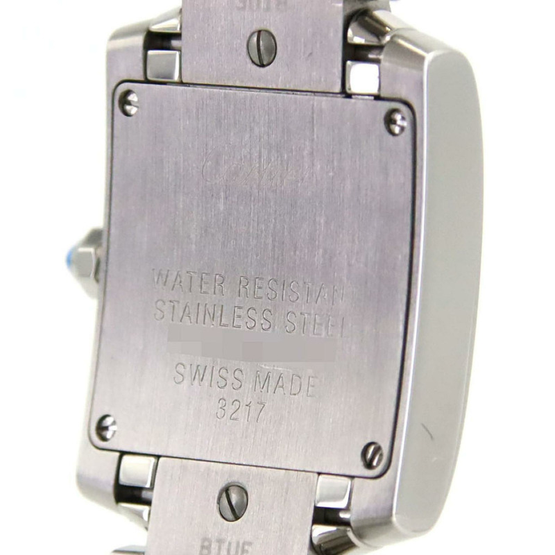 卡地亞 Tank Française SM W51008Q3 不鏽鋼石英錶-5