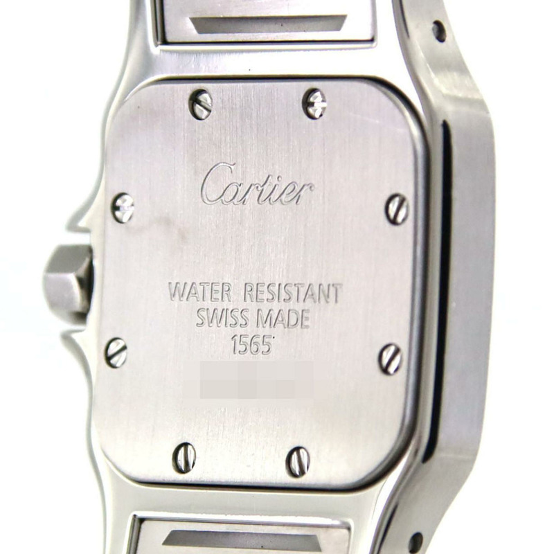 卡地亞 Santos Galbe SM W20056D6 不鏽鋼石英錶-5