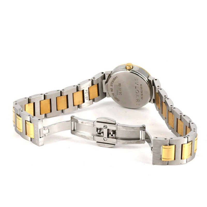 寶格麗雙色 BB23SG BB23WSGD SSxYG 石英錶-5