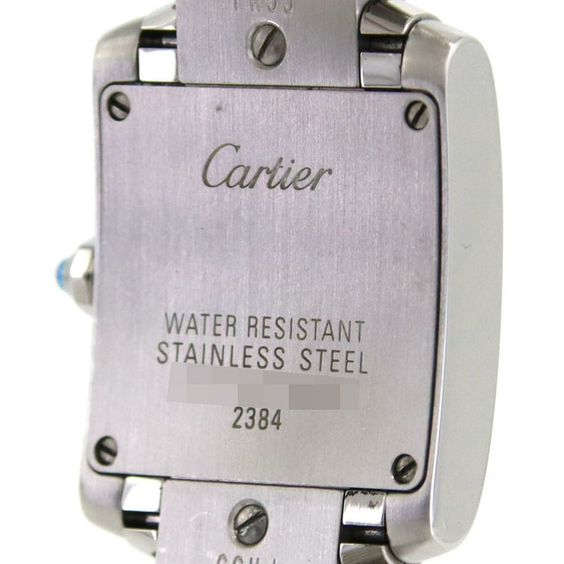 卡地亞 Tank Française SM W51008Q3 不鏽鋼石英錶-5