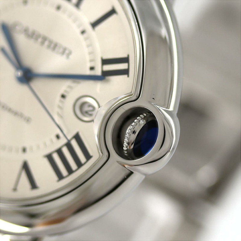 卡地亞 Ballon Bleu LM W69012Z4 不鏽鋼自動腕錶-2