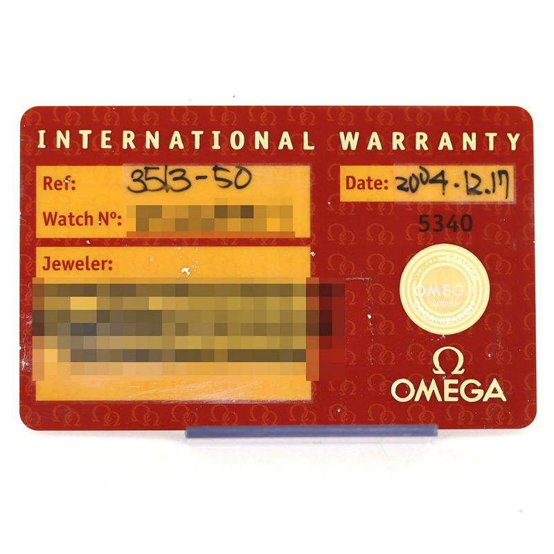 歐米茄超霸系列日期顯示3513.50不鏽鋼自動腕錶-8