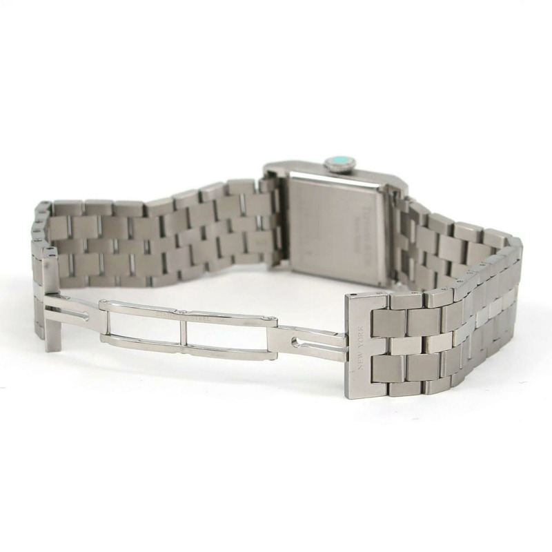 蒂芬妮聯合廣場不銹鋼石英錶-6