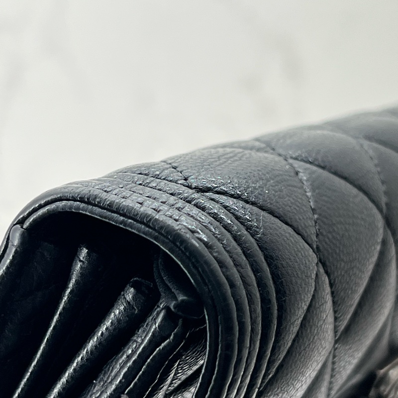 💗香緹國際精品💗 811 Chanel leboy 長夾 荔枝皮 保卡款-6