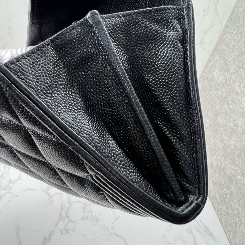 💗香緹國際精品💗 811 Chanel leboy 長夾 荔枝皮 保卡款-13