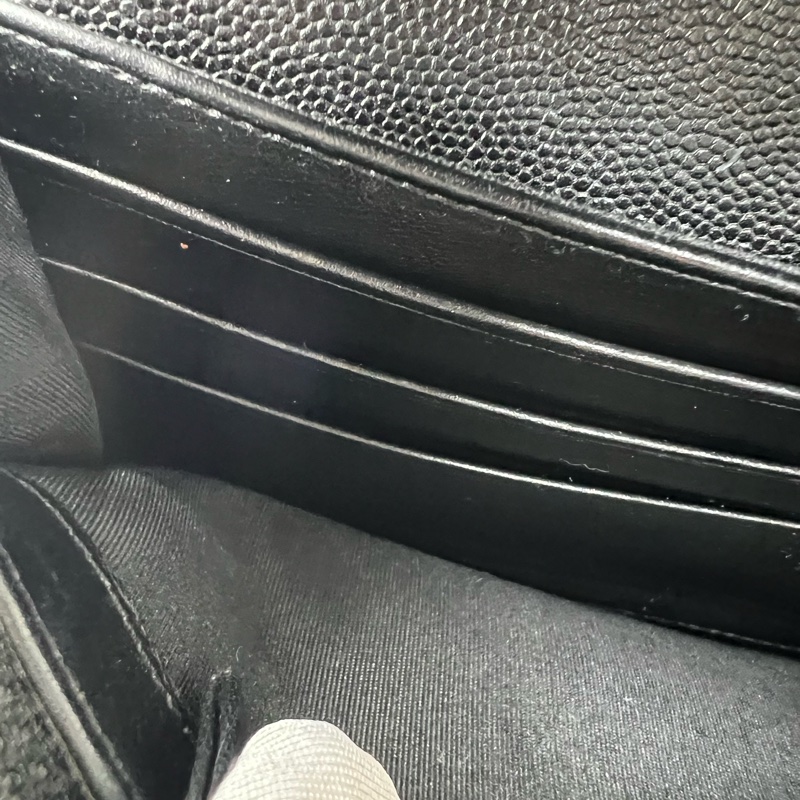 💗香緹國際精品💗 811 Chanel leboy 長夾 荔枝皮 保卡款-15