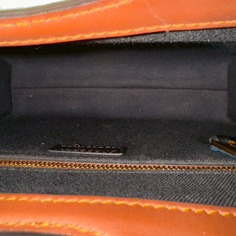 🎉熱賣款 BURBERRY 咖啡色滿版TB Logo 信封包 斜背包-9