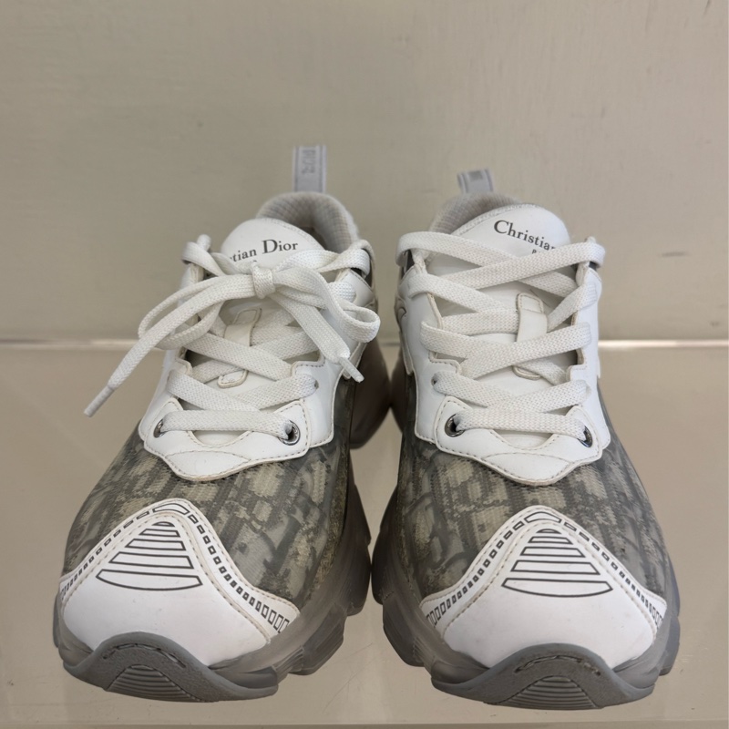 Dior灰白花紋休閒鞋👟37.5號-3