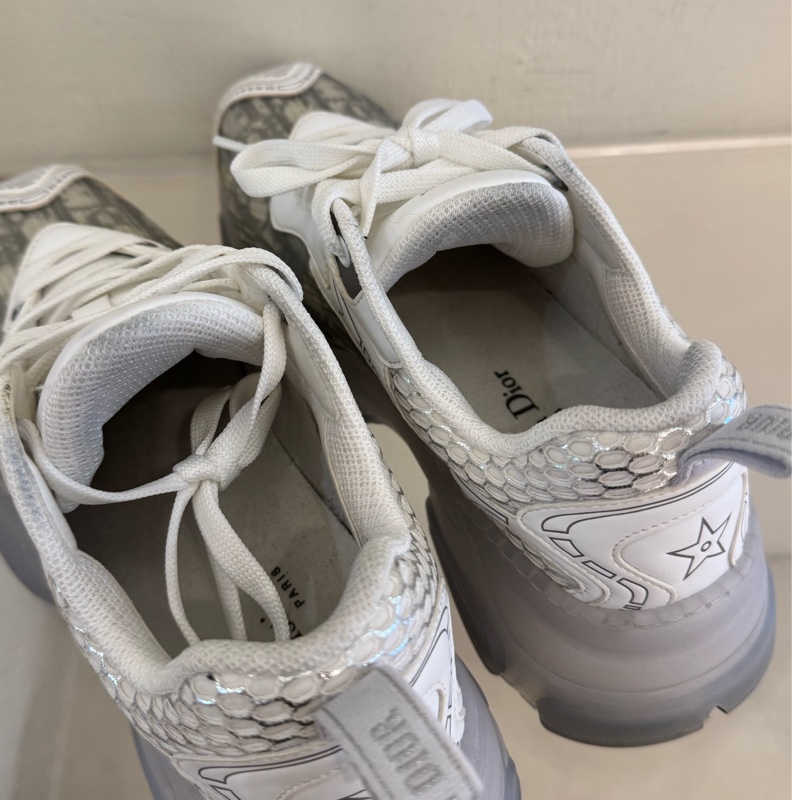 Dior灰白花紋休閒鞋👟37.5號-4