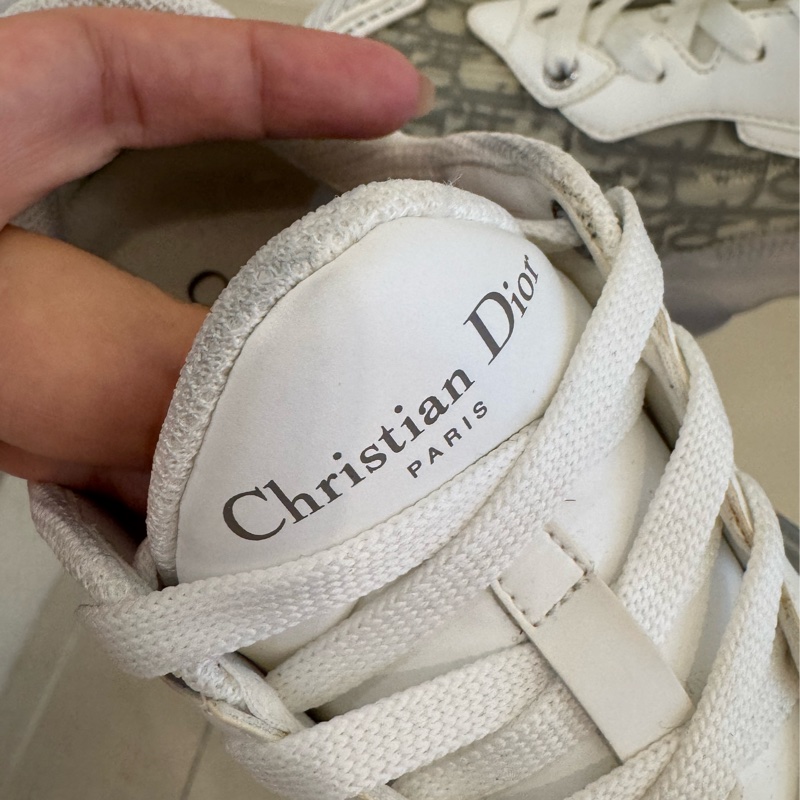 Dior灰白花紋休閒鞋👟37.5號-14