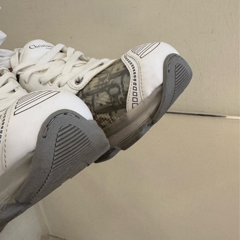 Dior灰白花紋休閒鞋👟37.5號-27