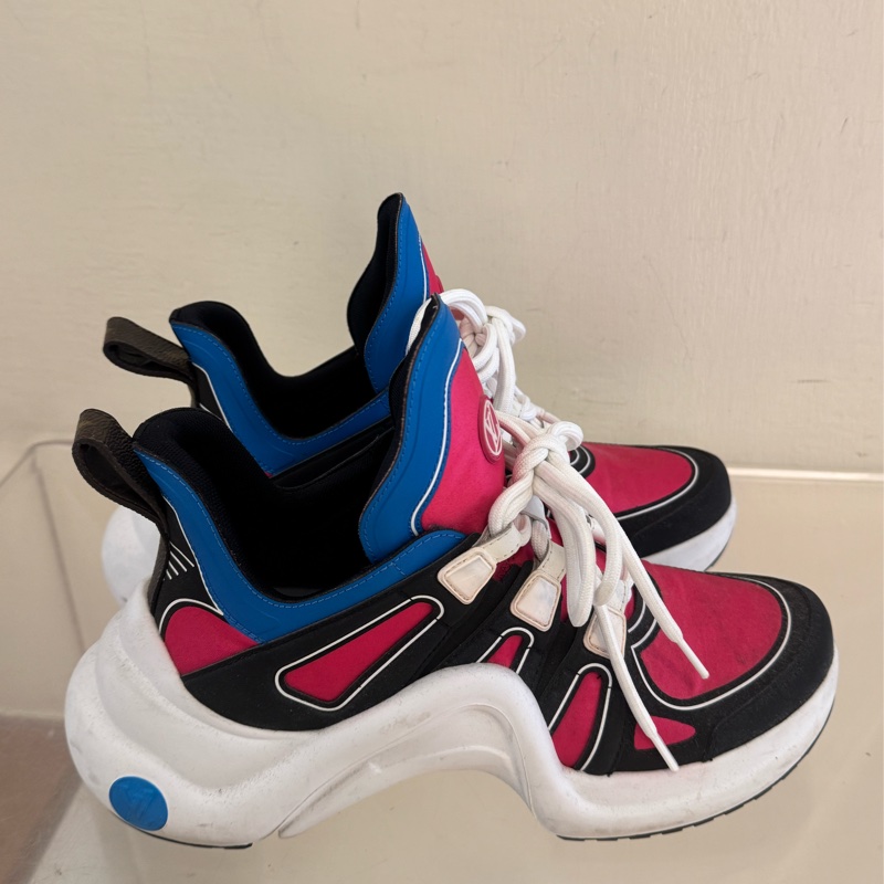 LV粉/藍白底運動鞋 37.5號-1