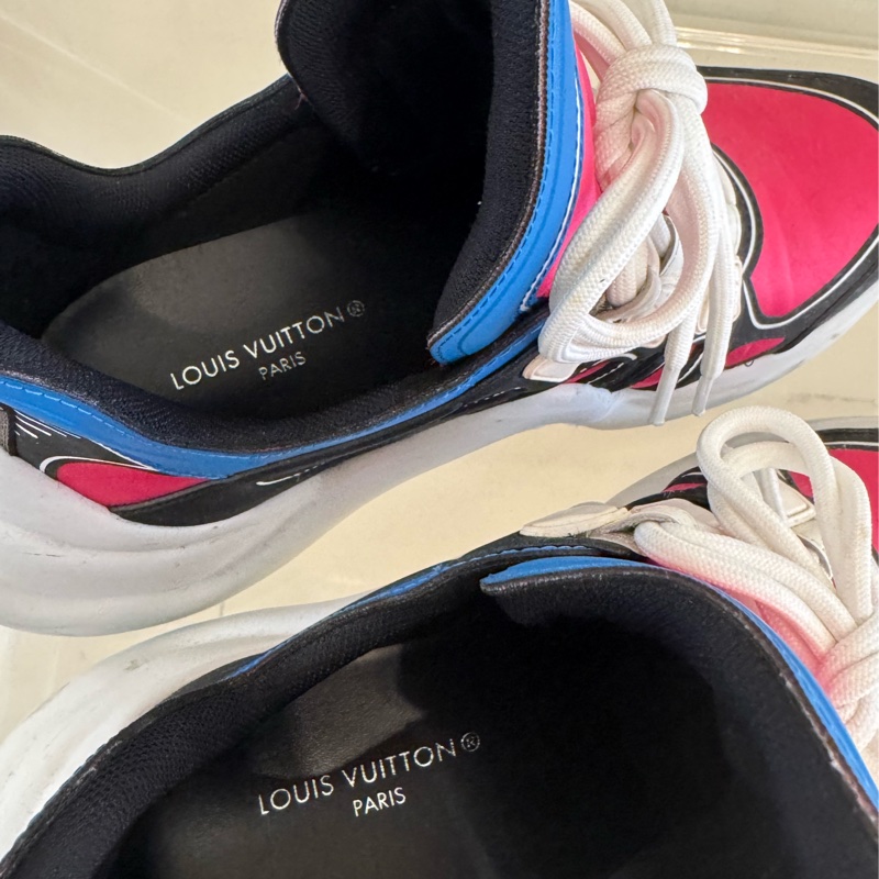 LV粉/藍白底運動鞋 37.5號-11