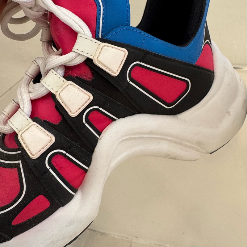 LV粉/藍白底運動鞋 37.5號-16