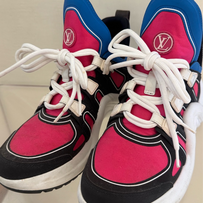 LV粉/藍白底運動鞋 37.5號-19