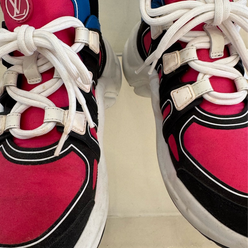 LV粉/藍白底運動鞋 37.5號-20