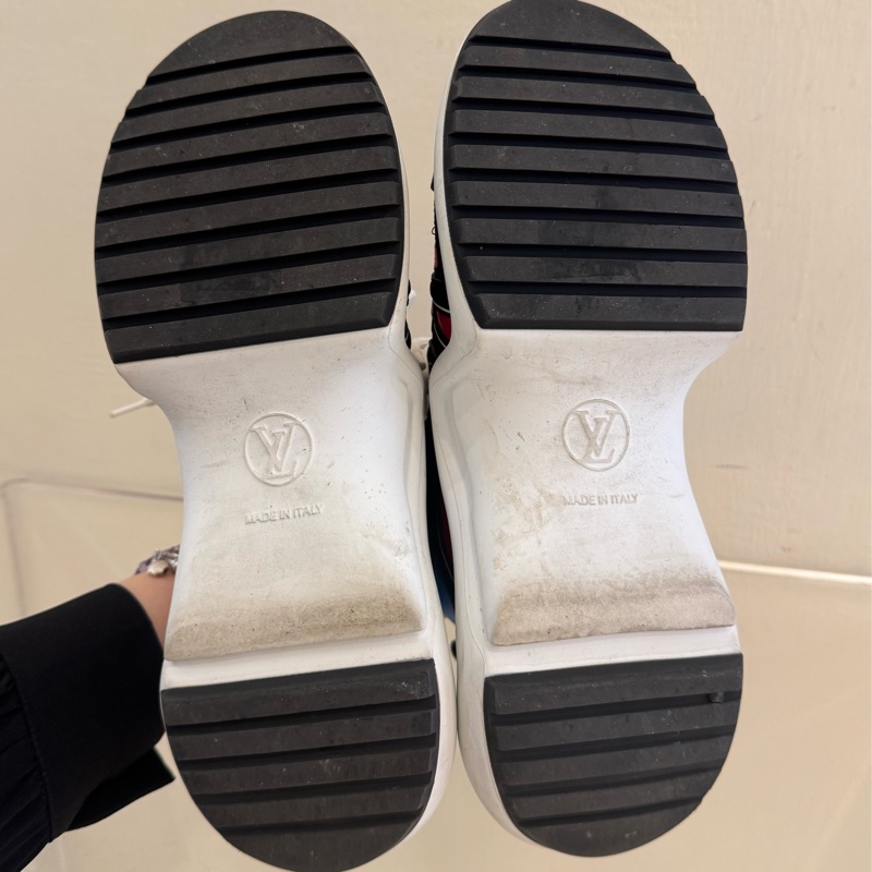 LV粉/藍白底運動鞋 37.5號-23