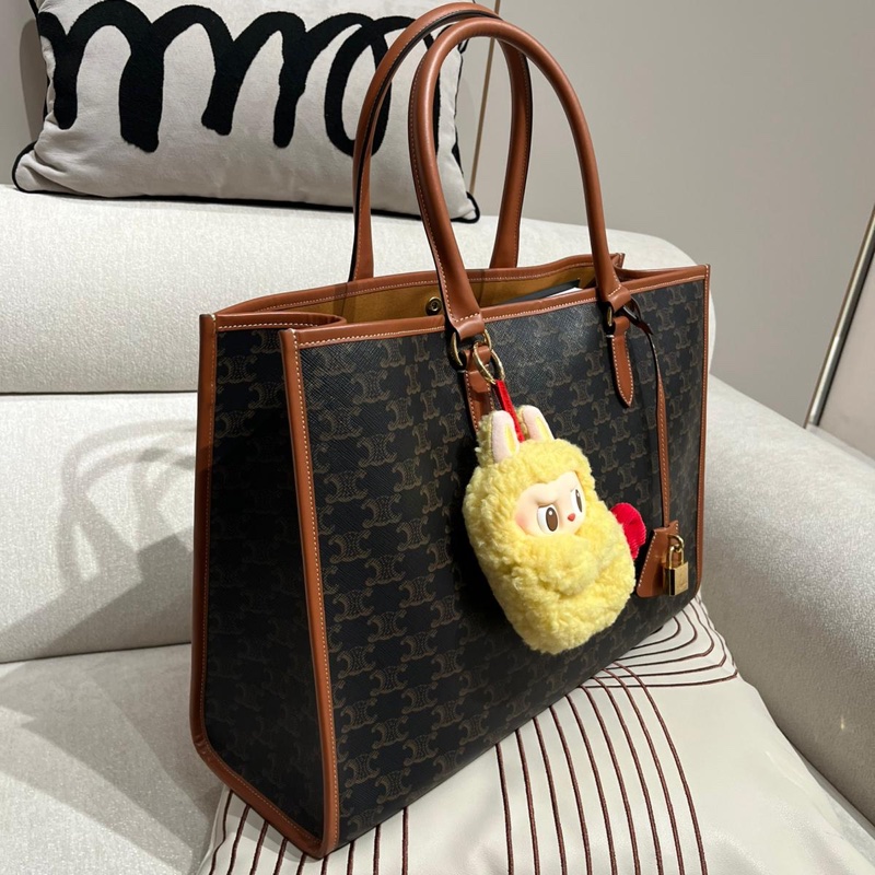 Celine horizontal cabas Triomphe Canvas Tan-1