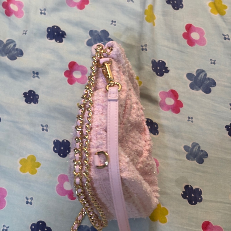 CHARLES&KEITH冬日限定：Duo 毛呢流浪包-粉-2