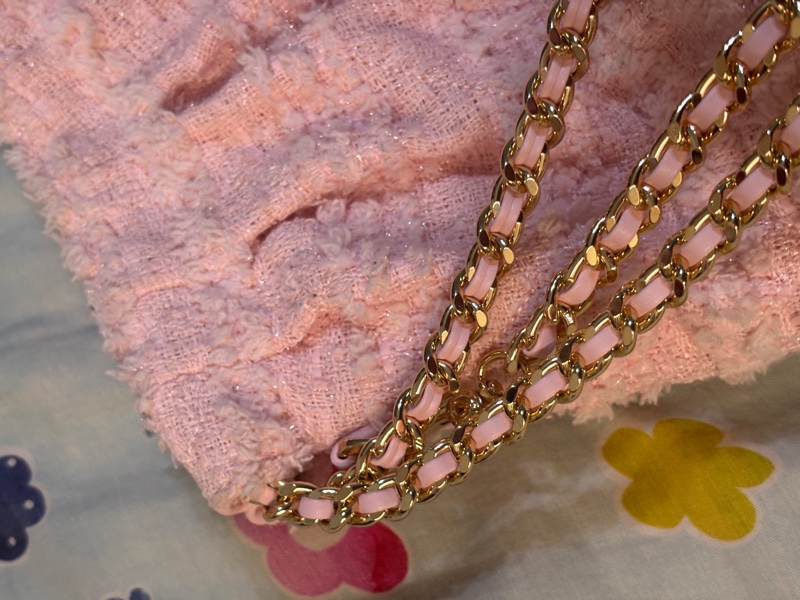 CHARLES&KEITH冬日限定：Duo 毛呢流浪包-粉-8