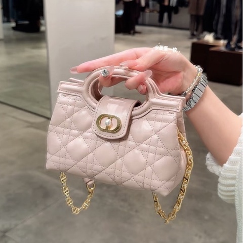 Dior 女士 Dior Jolie Top Handle 迷你鏈條手袋均碼碼MINI、18.5cm*8.5cm*13cm