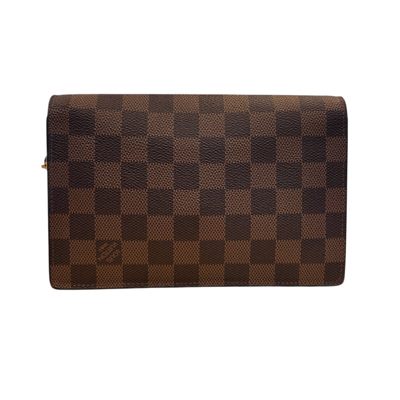 LV咖啡棋盤格Porteuill Vavin練包-1