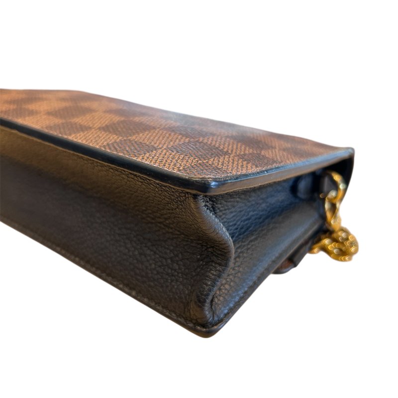 LV咖啡棋盤格Porteuill Vavin練包-3