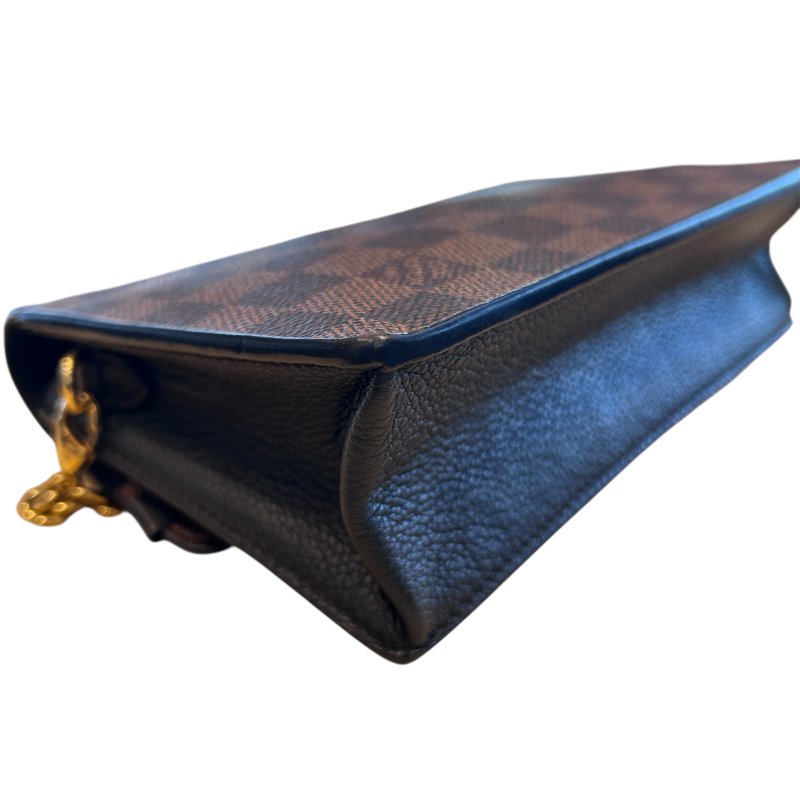 LV咖啡棋盤格Porteuill Vavin練包-4