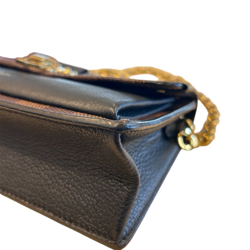 LV咖啡棋盤格Porteuill Vavin練包-5