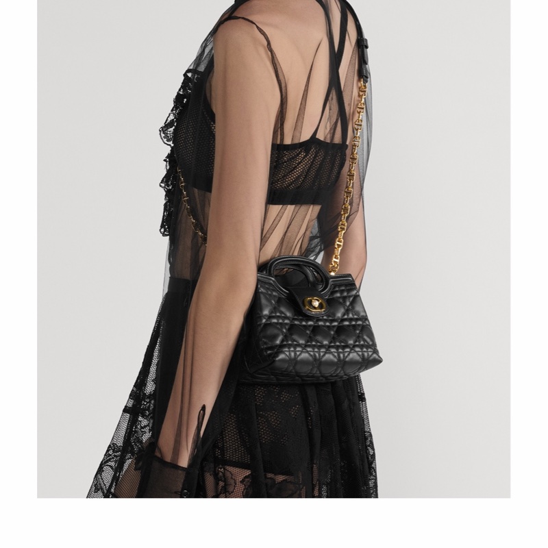 Dior 女士 Dior Jolie Top Handle 迷你鏈條手袋均碼碼MINI、18.5cm*8.5cm*13cm-3