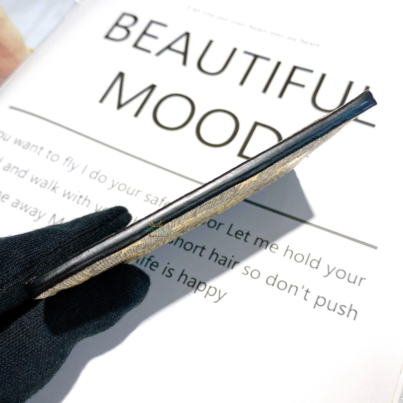 GUCCI 古馳 233166 蜜蜂 PVC x 黑皮革 扁式卡夾 名片夾 卡夾 卡包-5