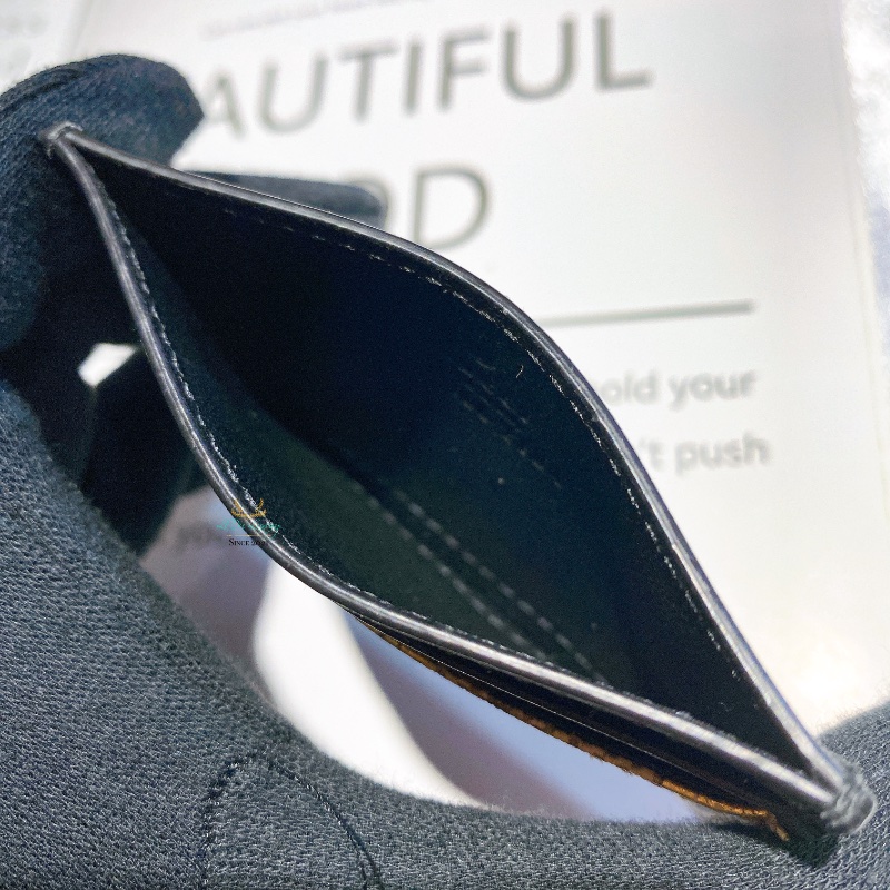 GUCCI 古馳 233166 蜜蜂 PVC x 黑皮革 扁式卡夾 名片夾 卡夾 卡包-6