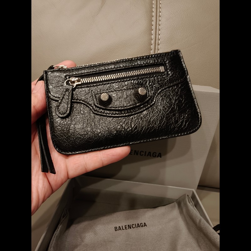 歐洲帶回全新品，巴黎世家卡片夾零錢包-2