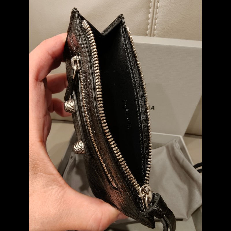 歐洲帶回全新品，巴黎世家卡片夾零錢包-4