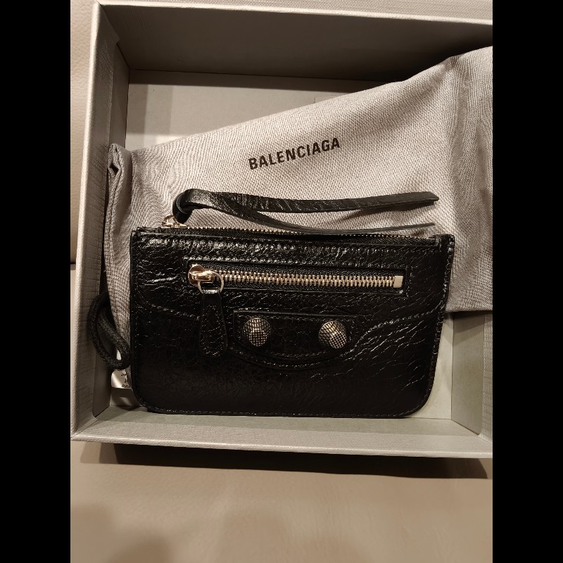 歐洲帶回全新品，巴黎世家卡片夾零錢包-6