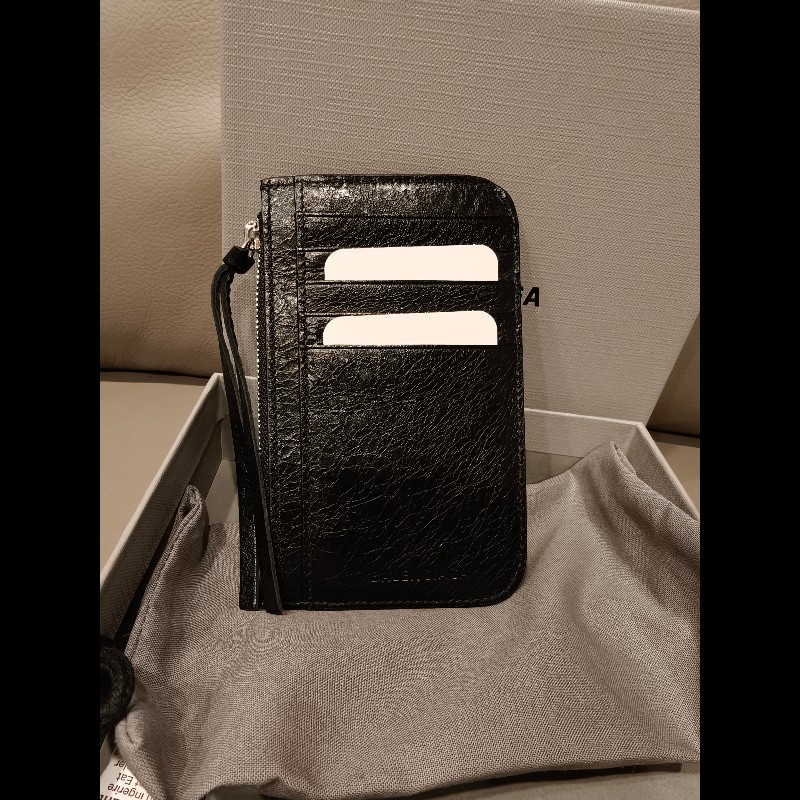 歐洲帶回全新品，巴黎世家卡片夾零錢包-8