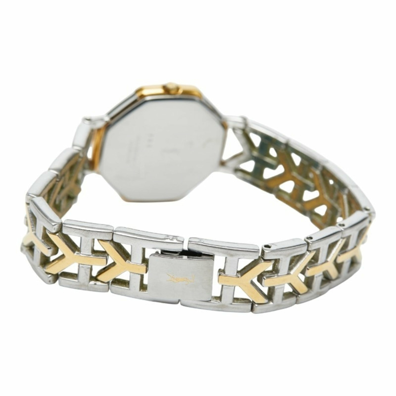 聖羅蘭女士腕錶 4620-E62135 日本石英機芯 白色錶盤 金屬錶殼-6