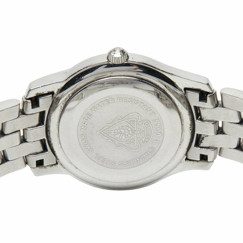 Gucci G-Class 5500L 石英腕錶，銀色錶盤，不鏽鋼錶殼，女款-3