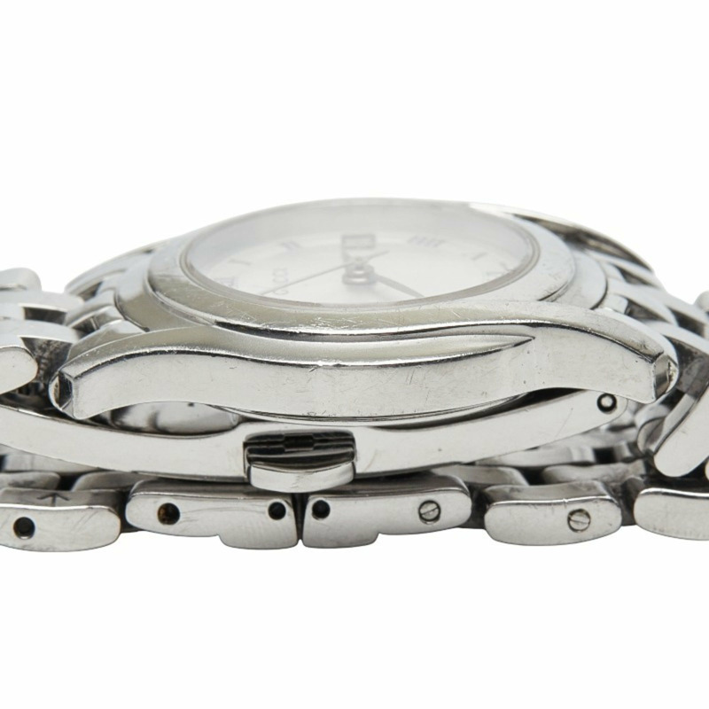 Gucci G-Class 5500L 石英腕錶，銀色錶盤，不鏽鋼錶殼，女款-5