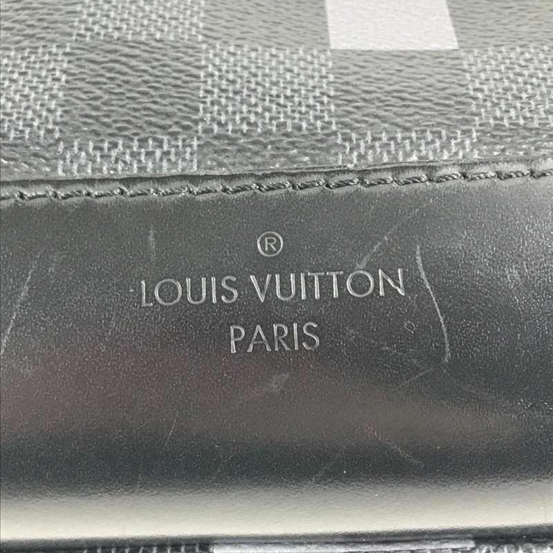 路易威登 N40068 Damier Graphite Pixel Avenue 斜背包，肩斜背包，黑色，男女款-6