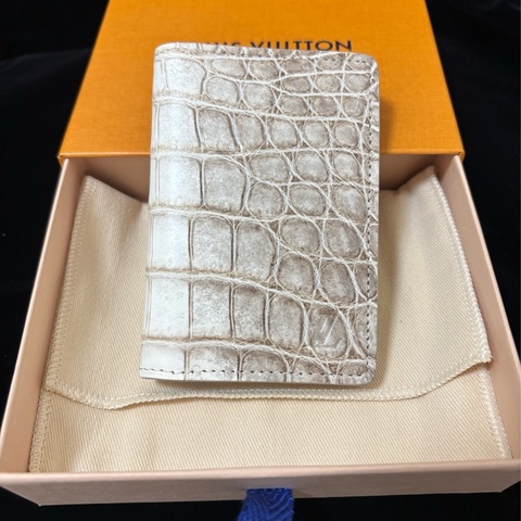 LV 喜馬拉雅 鱷魚皮 卡夾 N99835