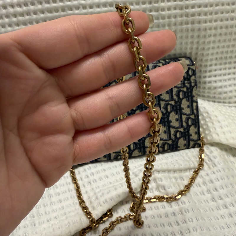 Dior 老花WOC鏈條長夾-4