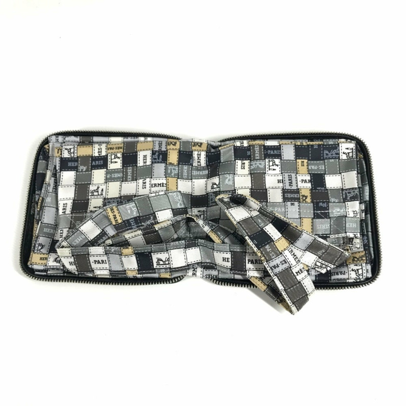 愛馬仕 Silky Pop 可折疊環保手袋/單肩包，真皮材質，絲綢面料，女士款，黑色-5